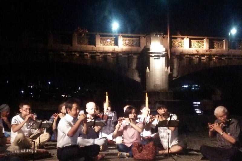 七條大橋ライトアップ