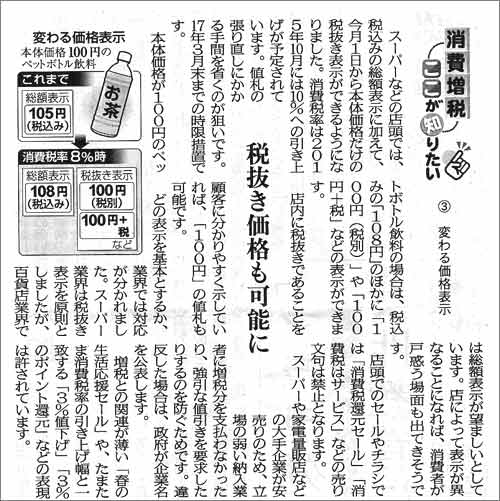 消費税率改正時における禁止事項