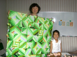 パッチワークのご披露も?