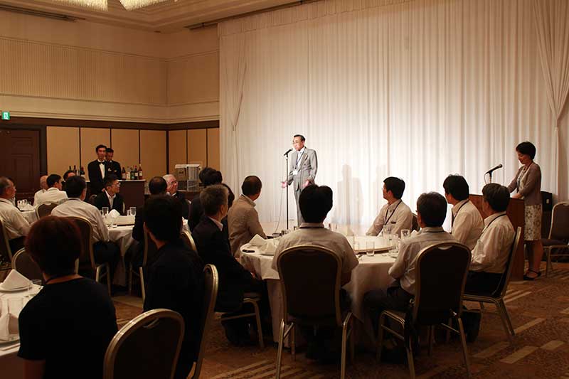 来賓祝辞/創業360年 京刃物・義定刃物 山口定一郎さん