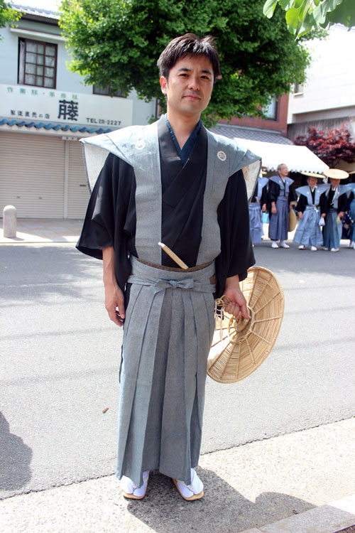 武者行列で参加