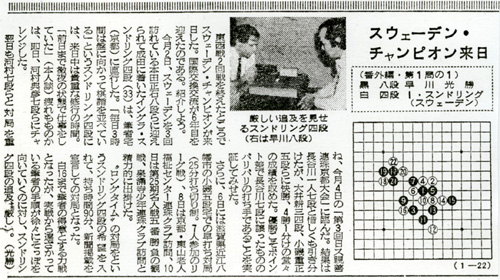 スウェーデンチャンピオン来日