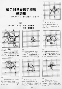 第8回連珠世界選手権京都大会レポートⅢ