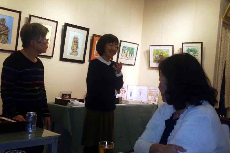 ミニ祝賀会 岐阜の大西なみさんも最後までー