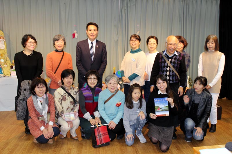ビッグな来場者 前原誠司議員と~