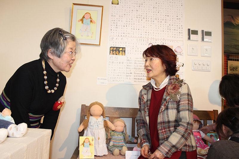 佐々木奈々子さんも来廊!